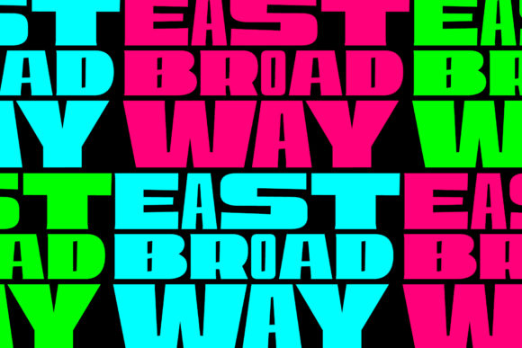 East Broadway Font - Preview 6
