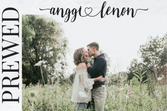 Hanna Hanni Font PNG with transparent background - Preview 1