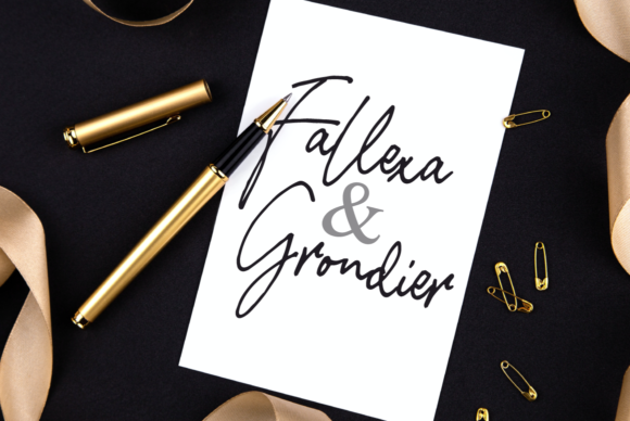 Imestaviga Signature Font PNG with transparent background - Preview 2