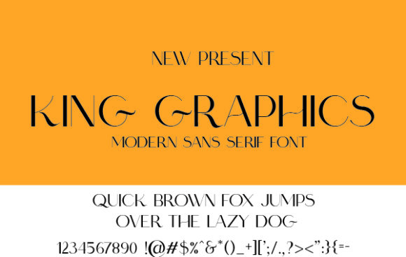 King Graphics Font - Preview 3