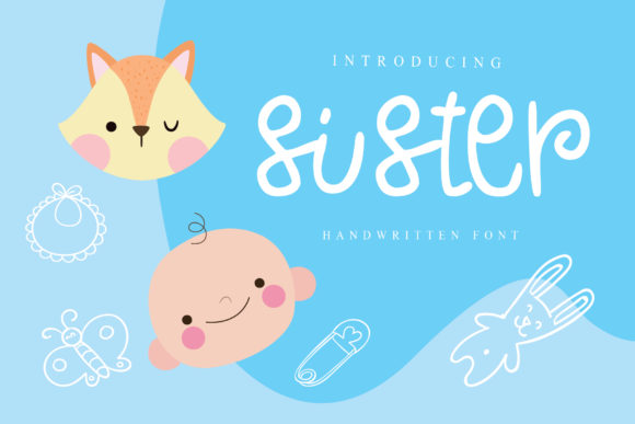 Lassie Font PNG with transparent background - Preview 2
