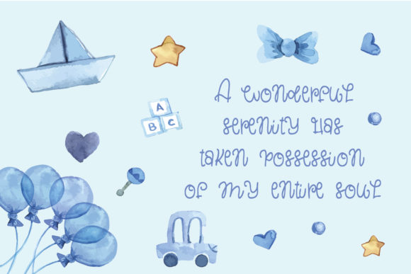 Lassie Font PNG with transparent background - Preview 3