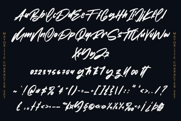 Mayoritte Font PNG with transparent background - Preview 4