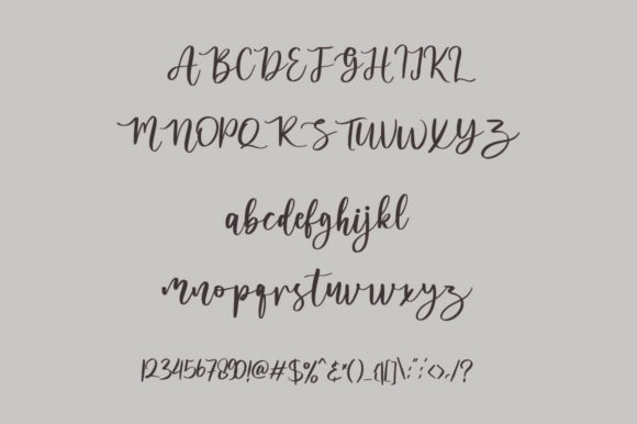 Melanies Font PNG with transparent background - Preview 5