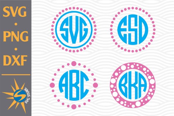Dot Circle Monogram