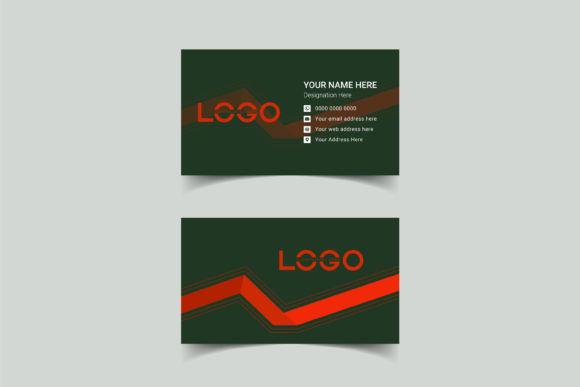 Corporate Business Card Graphic Print Templates By Ju Design
