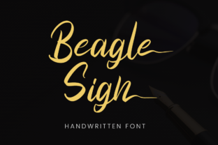 Beagle Sign Font by attypestudio · Creative Fabrica