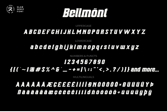 Bellmont Font - Preview 2