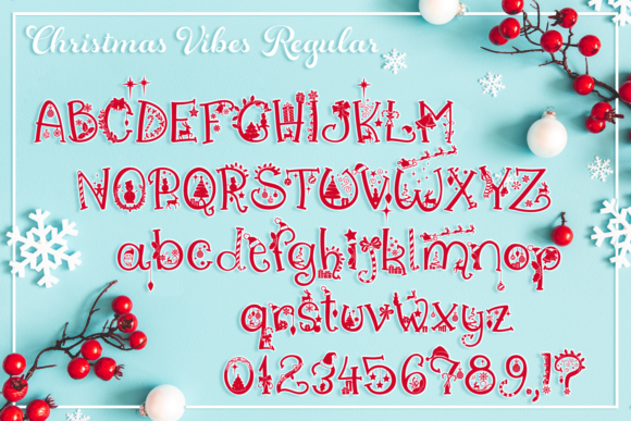 Christmas Vibes Font - Preview 4