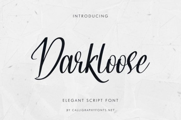 Darkloose Font - Preview 1