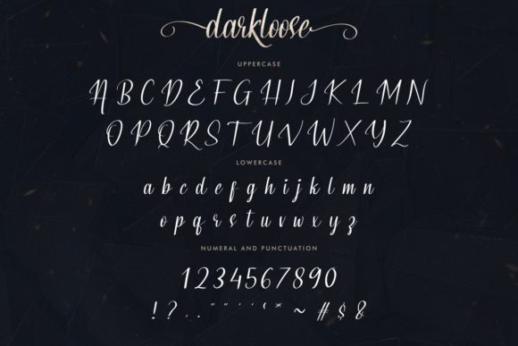 Darkloose Font - Preview 4