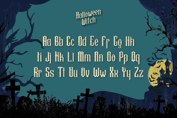 Halloween Witch Font - Preview 6