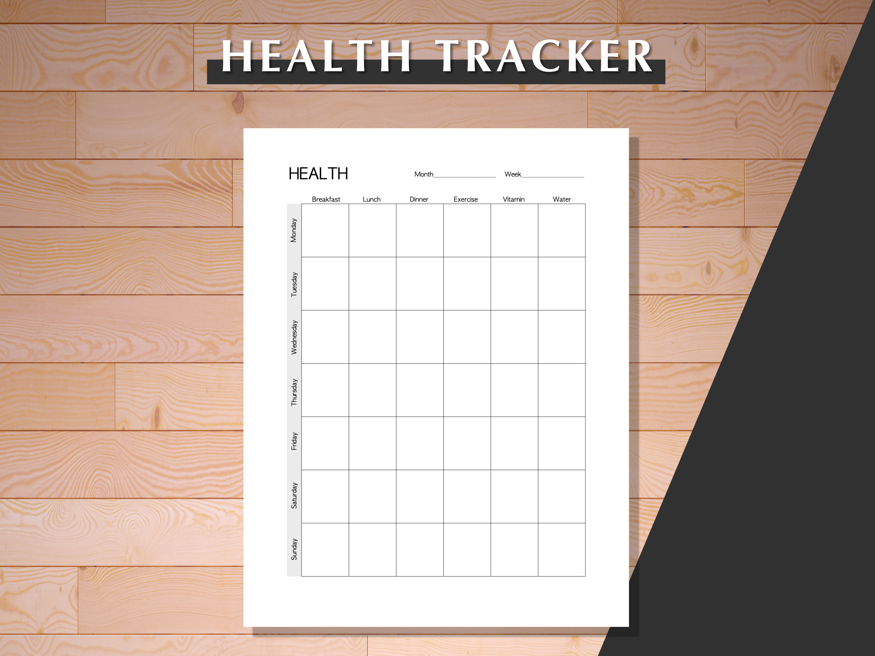 Health Tracker Graphic by AscendPrints · Creative Fabrica