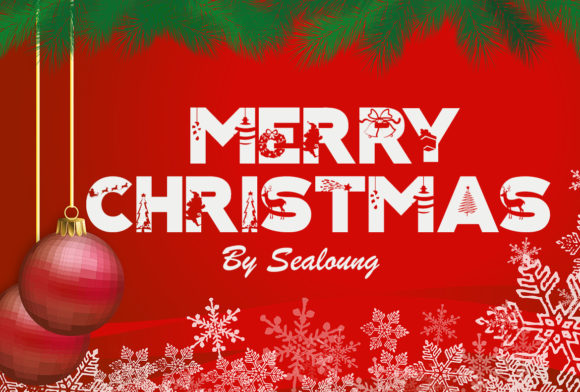 Kris Kringle Font PNG with transparent background - Preview 1