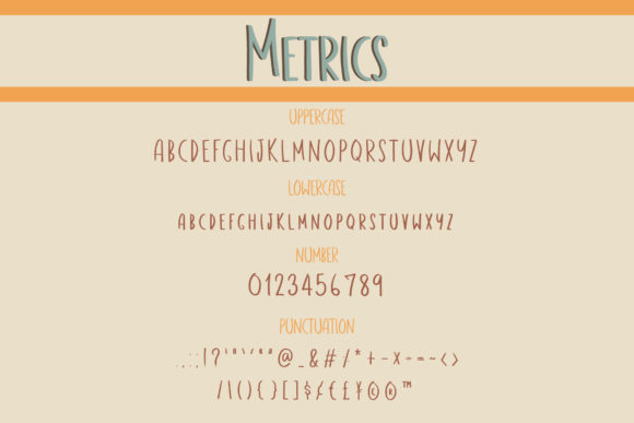 Metrics Font PNG with transparent background - Preview 2