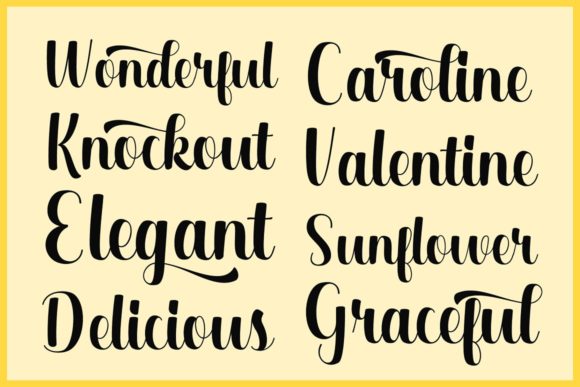 Shemory Font PNG with transparent background - Preview 3