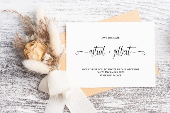 Bridesmaid Font - Preview 1
