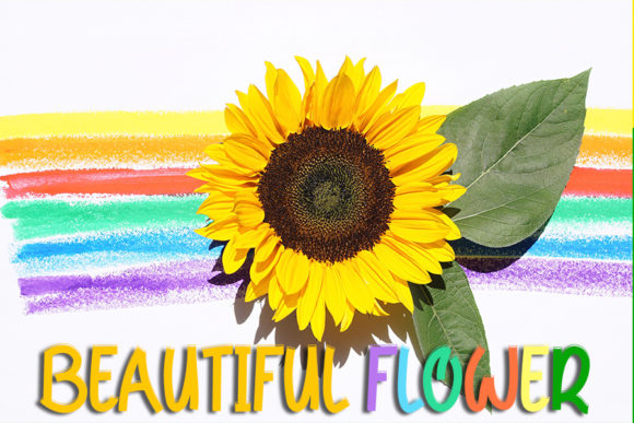 Bright Rainbow Font - Preview 1
