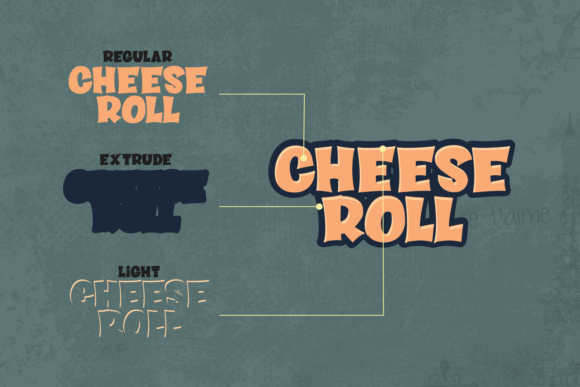 Cheese Roll Font - Preview 5