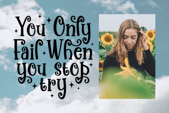 Curly Funky Font - Preview 1