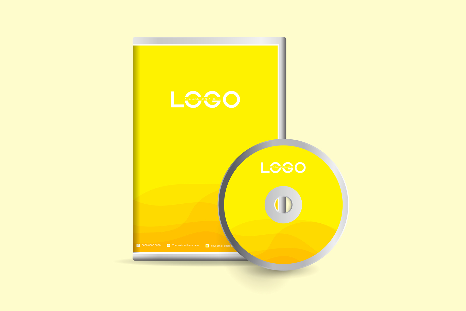 Dvd or Cd Disc Label Design Template Graphic by Ju Design · Creative ...