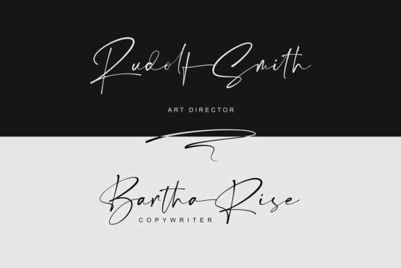 Estrada Signature Font - Preview 1