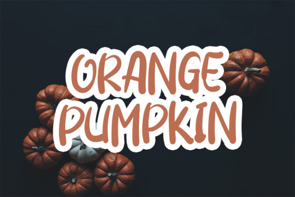 Halloween Pumpkin Font - Preview 1
