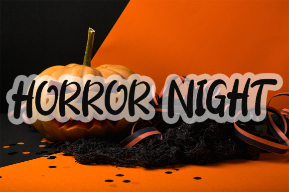 Halloween Pumpkin Font - Preview 2