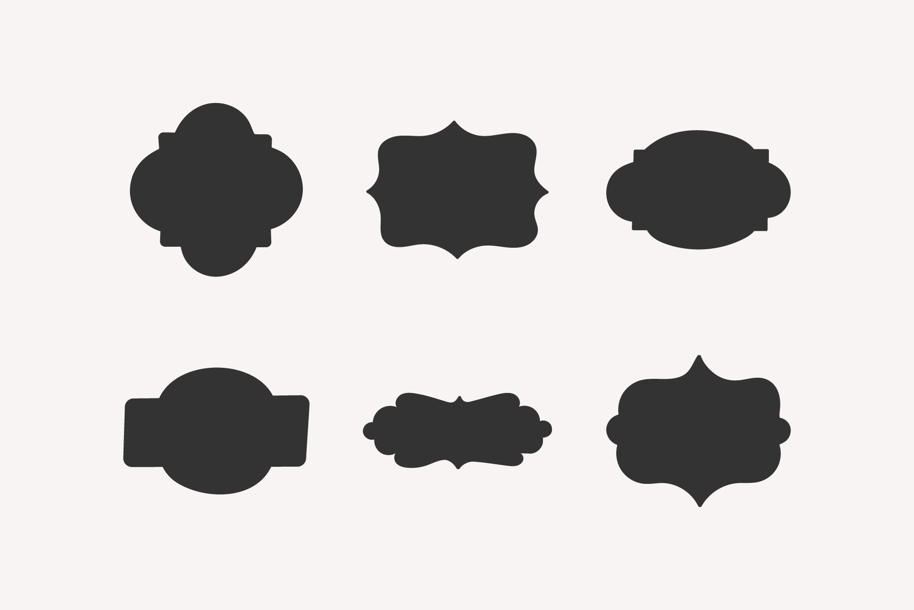 Hand-Drawn Vintage SVG Clipart Frames