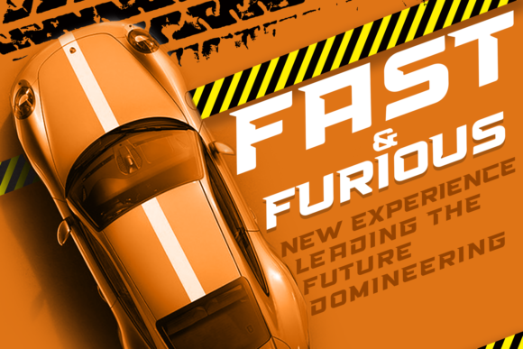 High Speed Font PNG with transparent background - Preview 1