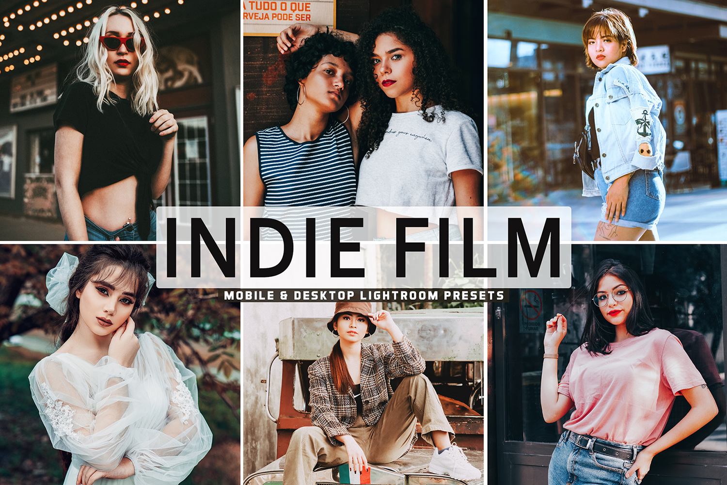 Indie Film Pro Lightroom Preset soft moody dramatic faded aesthetic