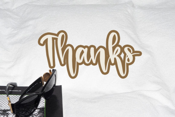 Letterhand Font PNG with transparent background - Preview 4