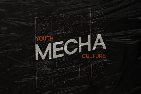Mecha Font PNG with transparent background - Preview 3
