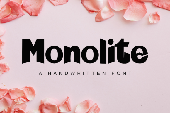 Monolite Display Font By GiaLetter