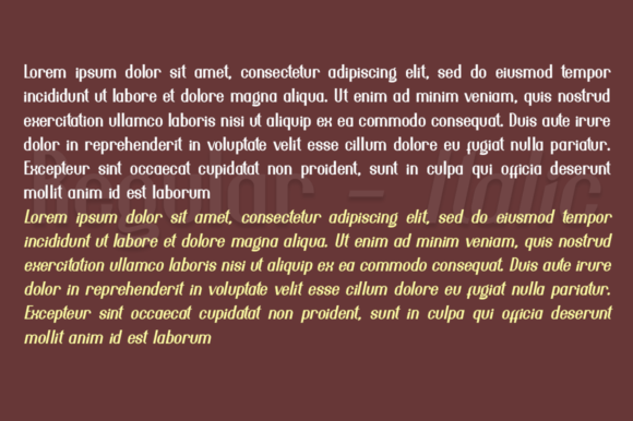 Old Brothers Font font preview - 4