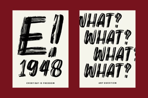 Railer Font PNG with transparent background - Preview 1