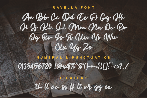 Remover Ravella Font font preview - 2