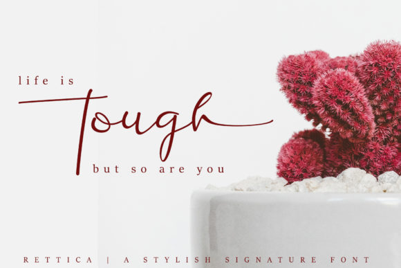 Rettica Font PNG with transparent background - Preview 1
