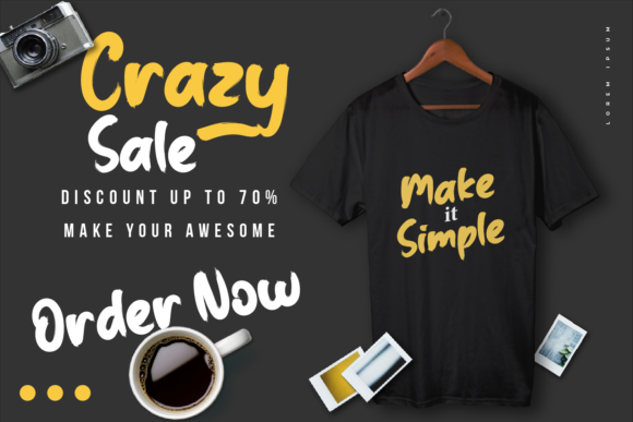 Salting Font PNG with transparent background - Preview 1