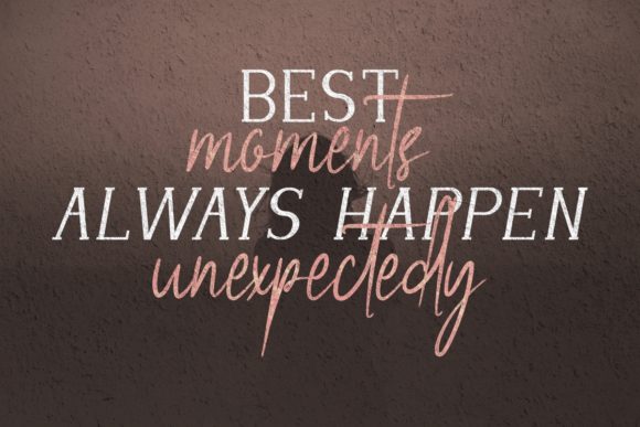 Scathing Brush Font PNG with transparent background - Preview 3