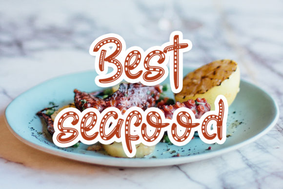 Sea Octopus Font PNG with transparent background - Preview 3