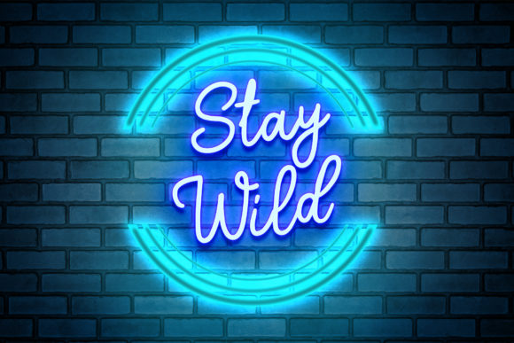 Shade Blue Font PNG with transparent background - Preview 1