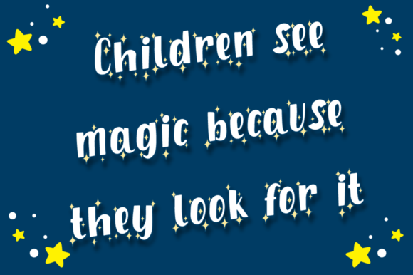 Shiny Unicorn Font PNG with transparent background - Preview 2