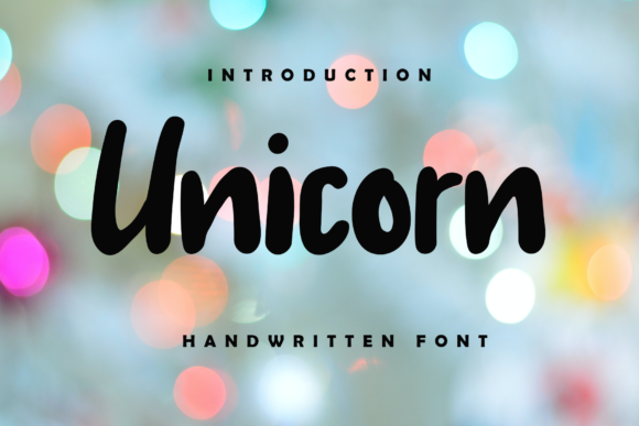 Unicorn Script & Handwritten Font By GiaLetter