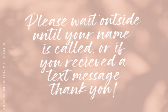 Blackhills Font - Preview 3