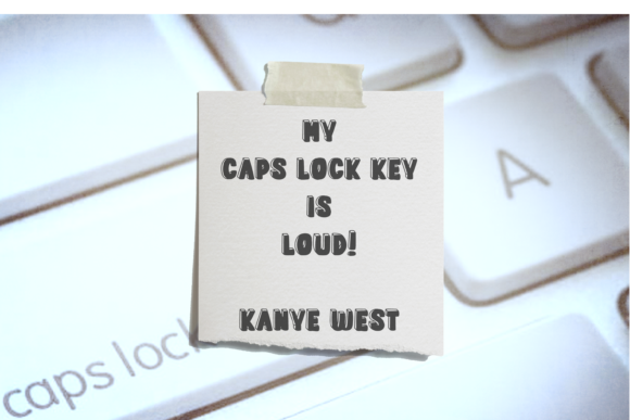Caps Lock Font - Preview 1