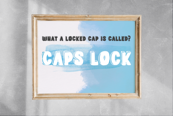 Caps Lock Font - Preview 4