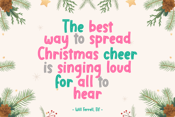 Dear Christmas Font - Preview 1