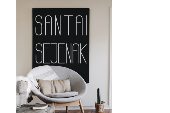 Green Home Font PNG with transparent background - Preview 3