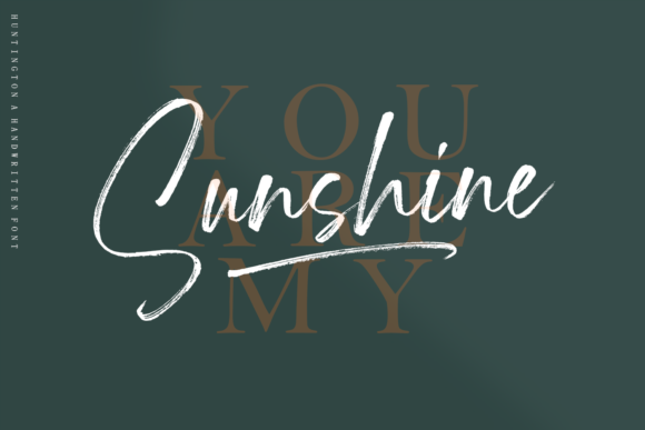 Huntington Font - Preview 1